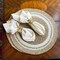 2-pc 14" Natural Rattan Placemats, Seaweed Round Placemats Charger Table Mats